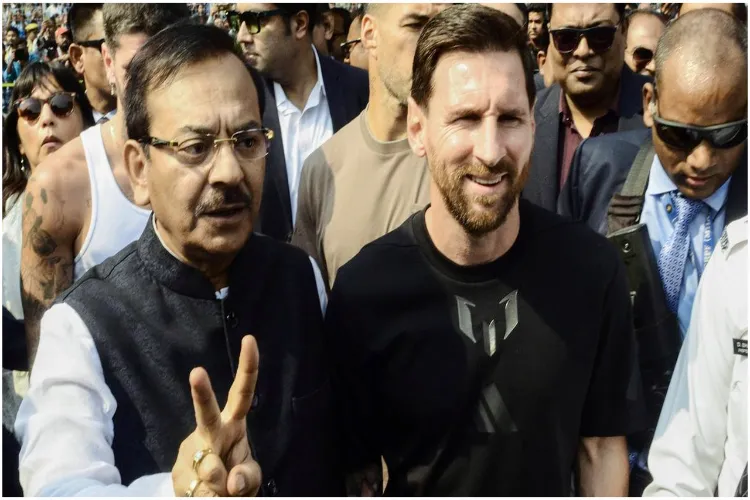 Following the chaos during Messi's visit to Kolkata, Sports Minister Arup Biswas resigns.
