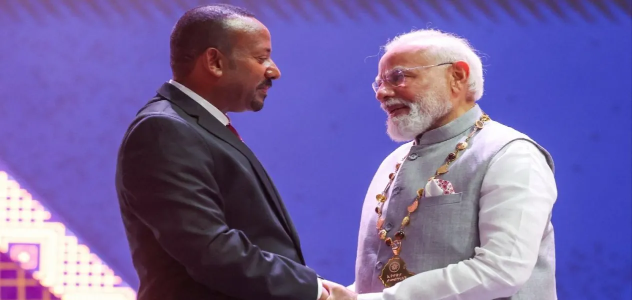 A historic honor for 1.4 billion Indians: PM Modi receives Ethiopia's highest civilian award.