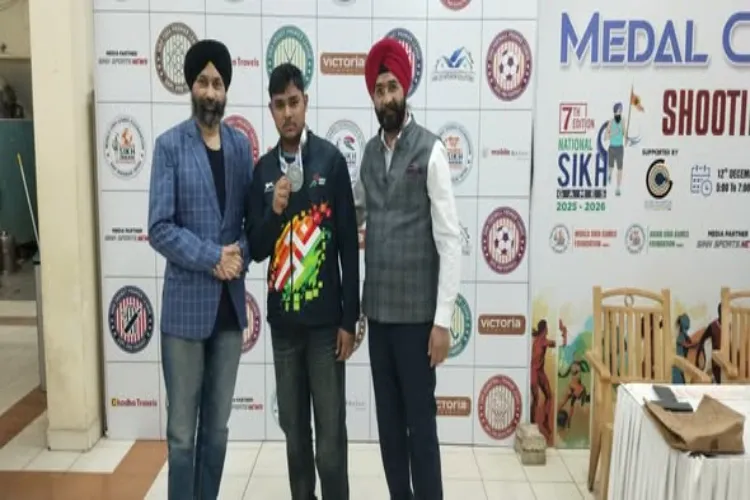 JMI's Mukabir brought glory by winning silver and bronze medals at the 7th National Sikh Games.