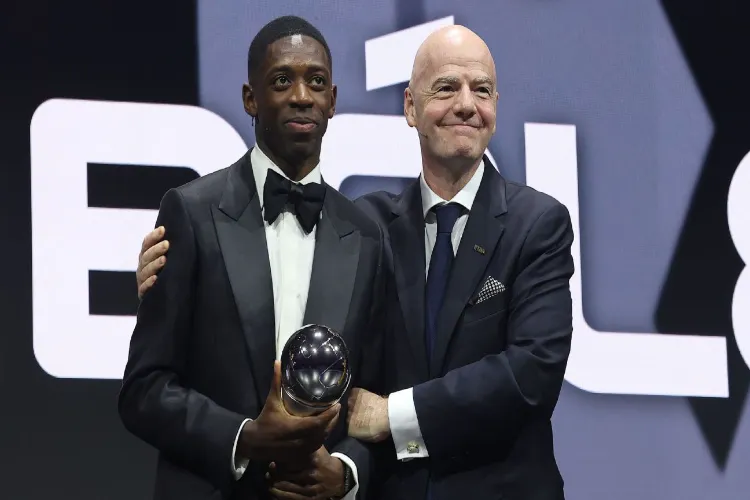 Ousmane Dembélé and Aitana Bonmatí won the FIFA 2025 Best Player awards.