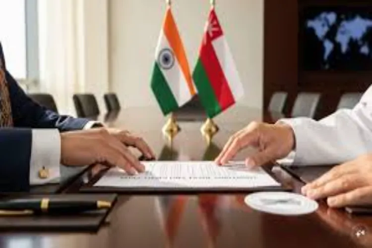 India and Oman will sign a free trade agreement in Muscat tomorrow.