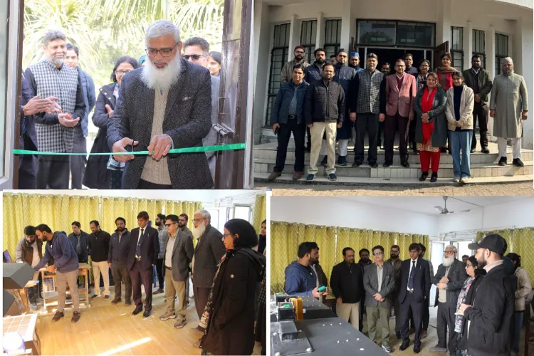 Green Energy Lab inaugurated at AMU, giving a new dimension to renewable energy research and postgraduate education.