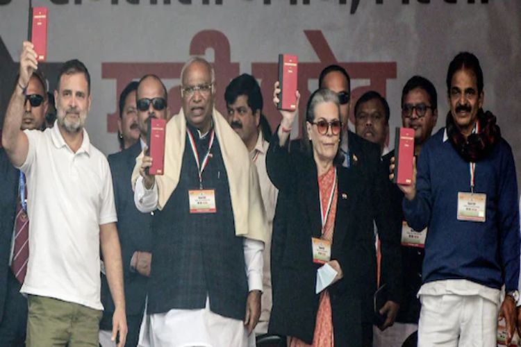 Opposition protests in Parliament premises against renaming of MNREGA