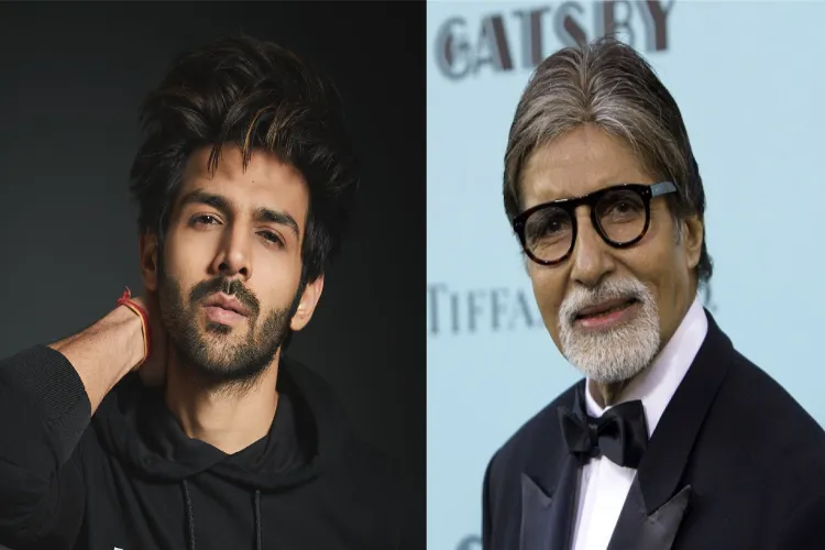 Kartik Aaryan brought on a burst of laughter by asking Amitabh Bachchan a personal question.