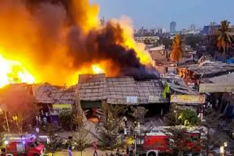 Maharashtra: Massive fire breaks out at Blue Roof Club in Thane, no casualties reported.
