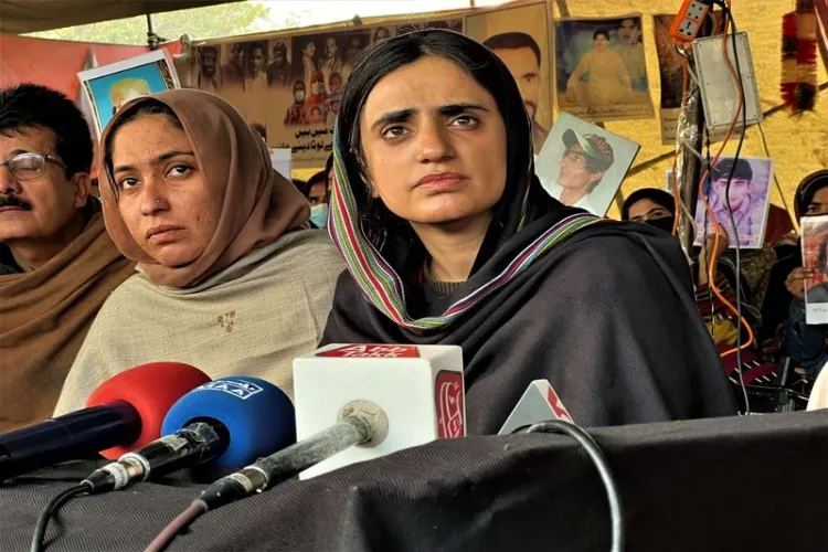 Balochistan Police stop BYC activist's press conference on the alleged disappearance of his father.