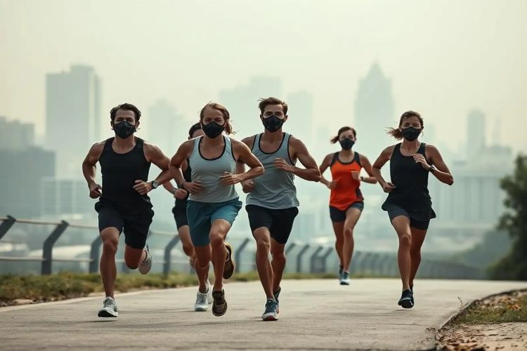 Air pollution may reduce the health benefits of exercise, new study reveals