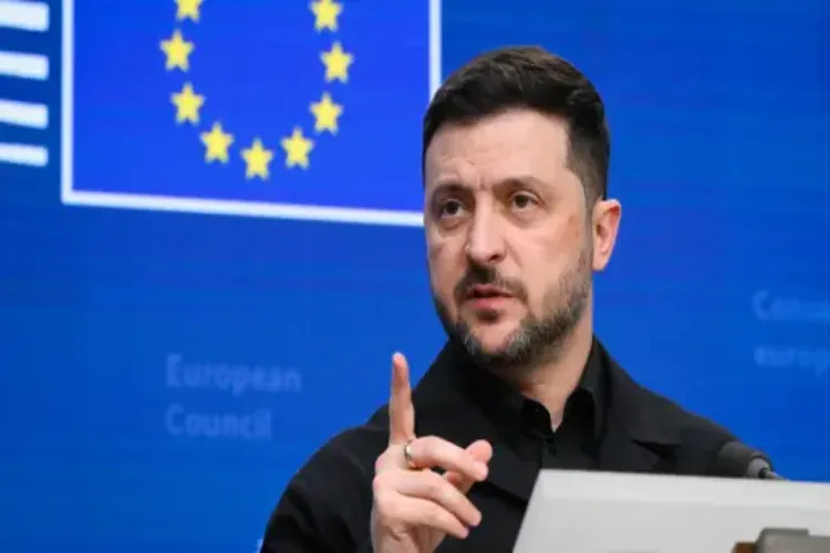 Zelensky welcomed the EU's 90 billion euro aid package.