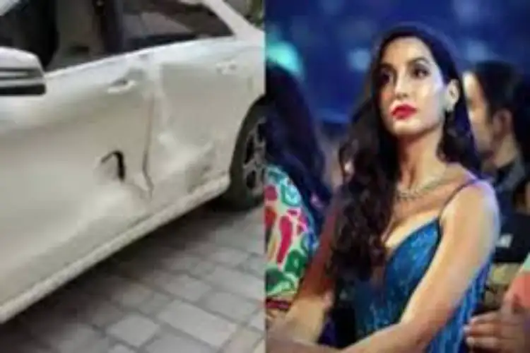 Nora Fatehi's car hit by drunk driver, actress safe: Mumbai Police