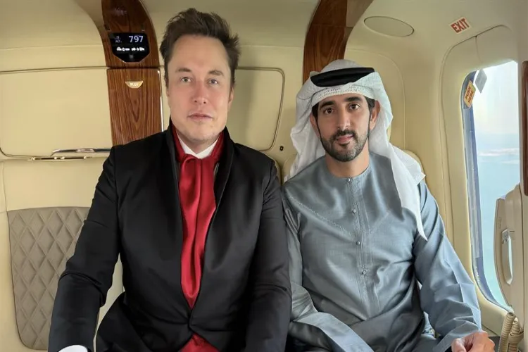UAE Deputy Prime Minister Sheikh Hamdan met with Elon Musk, and they discussed global technological advancements.