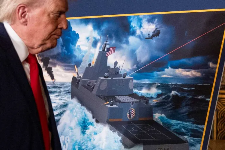 Announcement of ‘Trump-class’ warships: A plan for a ‘Golden Fleet’ for the US Navy.
