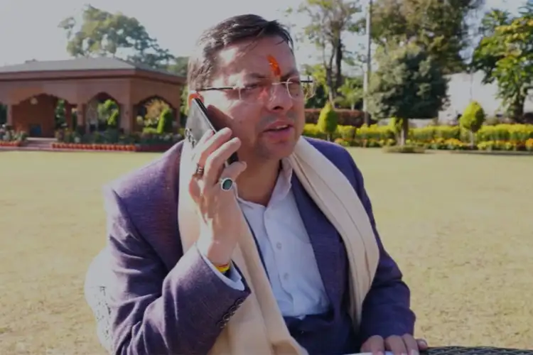 CM Pushkar Singh Dhami speaks to victims of bear attack in Chamoli