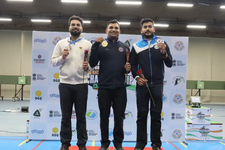 68th NSCC: Ramita, Himanshu claim 10m air rifle mixed team gold