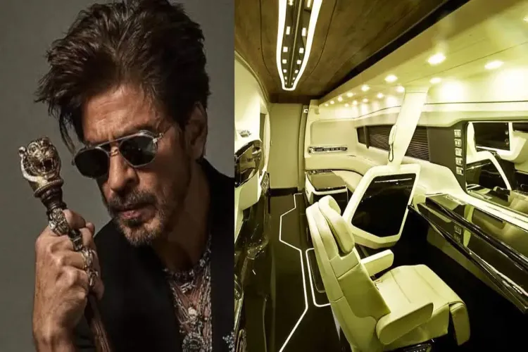 From glass floors to a private gym: A glimpse inside Shah Rukh Khan's luxurious vanity van.