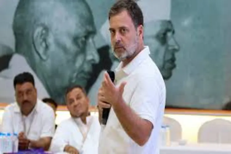 Rahul Gandhi's major accusation, The BJP has completely discouraged manufacturing in India.