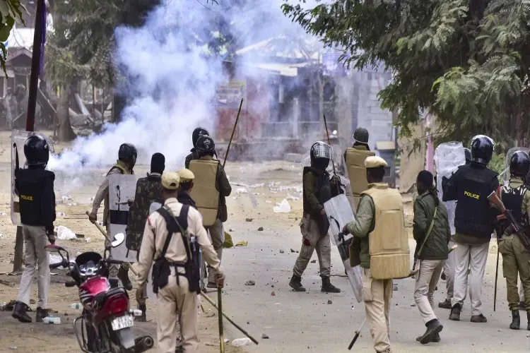 The situation remains tense in Karbi Anglong, Assam, following the violence; security has been tightened.