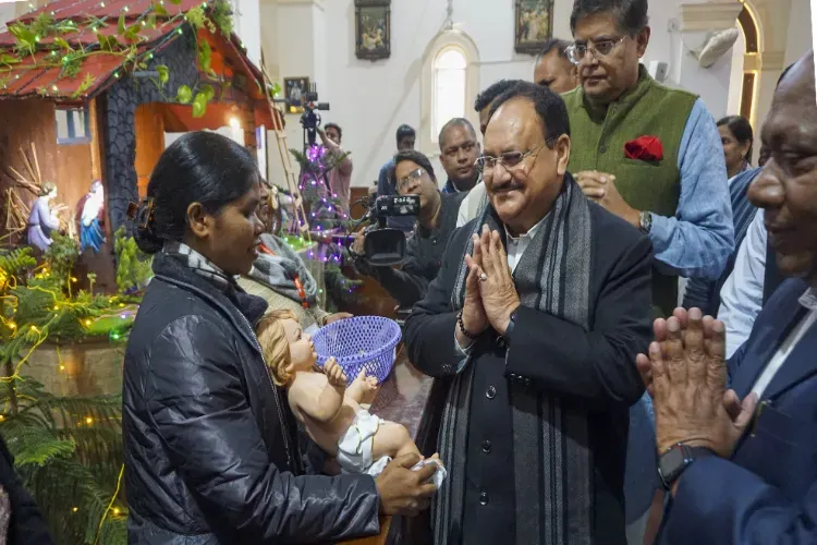 Union Health Minister Nadda called for working for the welfare of humanity on Christmas.