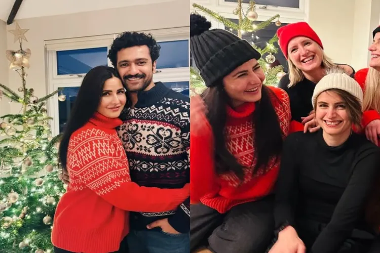 Family time on Christmas: Katrina Kaif shared glimpses of her celebrations with husband Vicky Kaushal.