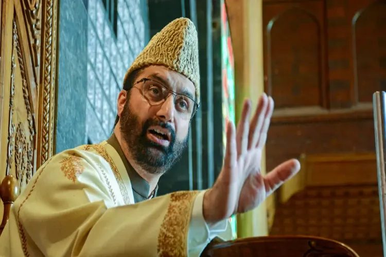Mirwaiz Umar Farooq issued a clarification, saying he had received a warning that his account would be removed.