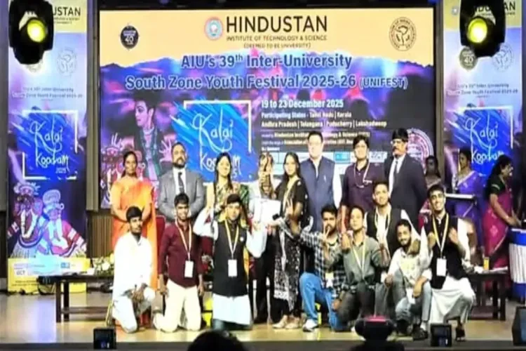 MANUU delivers a stellar performance at the South Zone Youth Festival; the mime team selected for the national level.