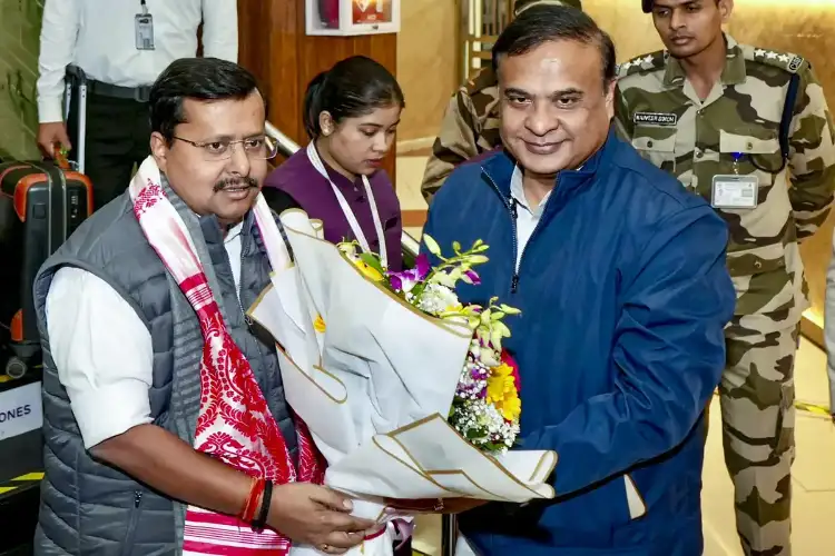 Assam: BJP National Working President Nitin Nabin offers prayers at Kamakhya Temple