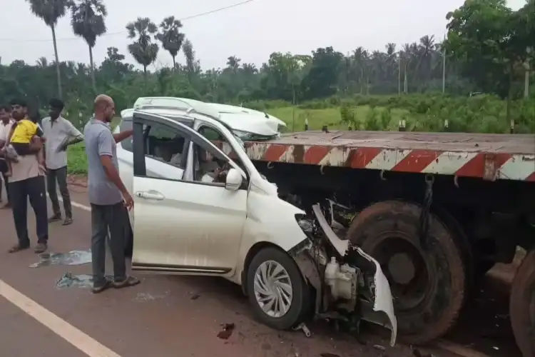 Andhra Pradesh: Three killed in road accident in Eluru