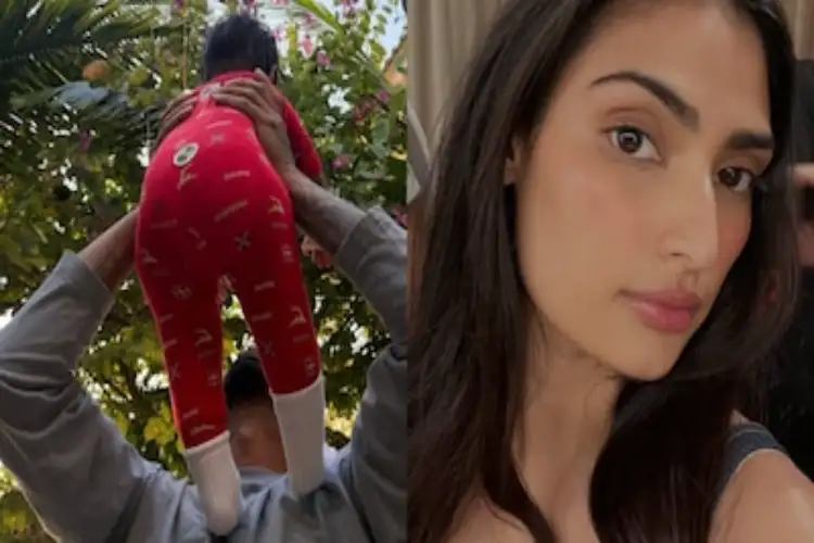 Athiya Shetty shares adorable pic of daughter Evaarah playing with dad KL Rahul