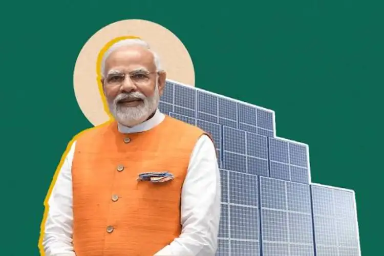 PM Modi hails a Manipur residents success in providing a solar power solution for the electricity crisis