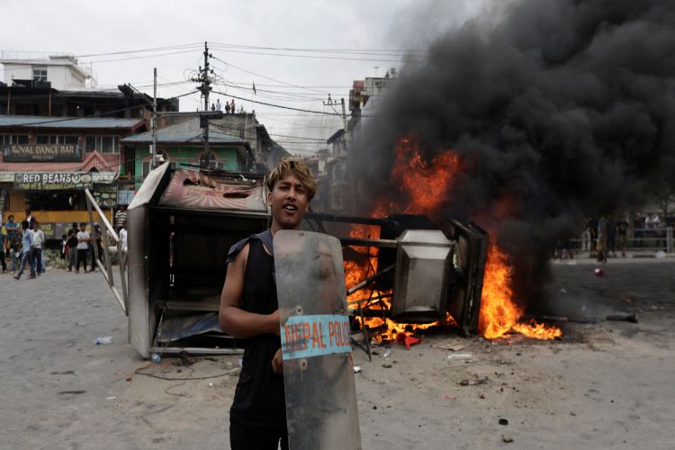 Vandalism and arson at 'Gen Z' protest a 'planned conspiracy': Nepal's former home minister
