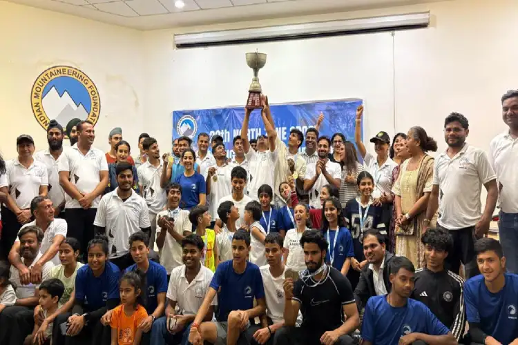 14-year-old Amieyra Khoslla wins gold at 29th National Climbing Championship 2025