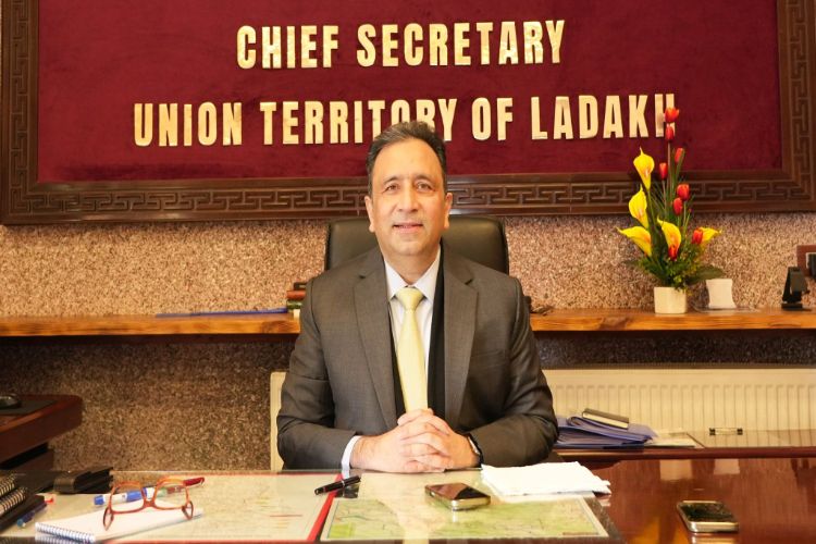 Senior IAS officer Ashish Kundra takes charge as Chief Secretary of Ladakh