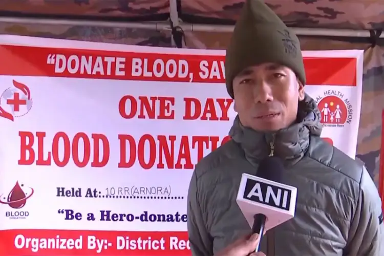 J-K: Army organises blood donation camp on New Year's eve in Doda