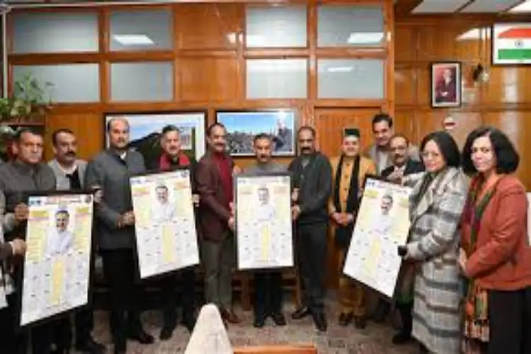 Himachal: CM Sukhu releases calendar of State Secretariat Employees Society