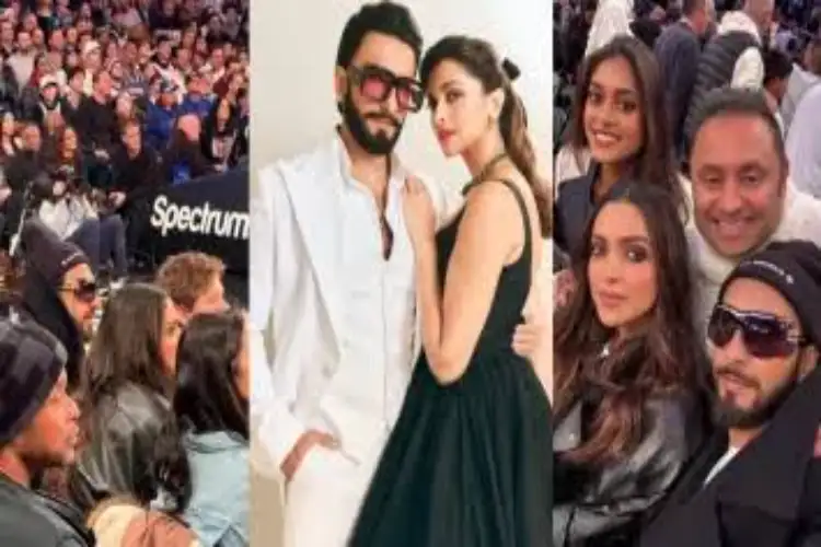 Deepika Padukone, Ranveer Singh turn heads at NBA game in New York in viral video