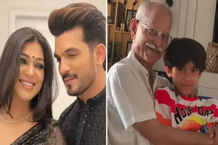 Ravie Dubey, Ankita Lokhande, Kanika Mann, others attend prayer meet of Arjun Bijlani's father-in-law
