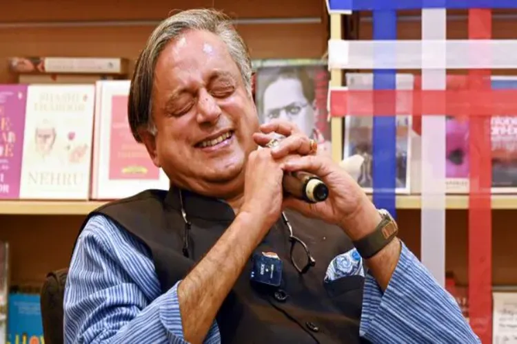 Shashi Tharoor shared his experiences with senior Congress leaders.