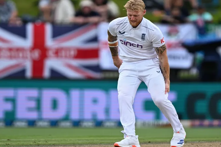 Ashes: England captain Ben Stokes suffers groin injury in Sydney Test, team continues under his weakened leadership.