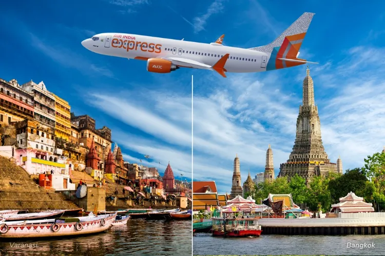 Air India Express will launch a weekly non-stop flight between Varanasi and Bangkok from February 1st.