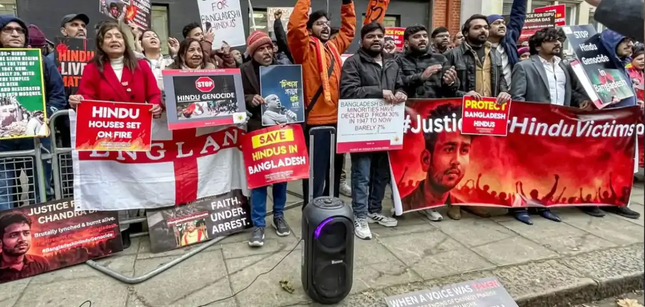 The Muslim community in West Bengal strongly protested against the murder of Rana Pratap Bairagi.