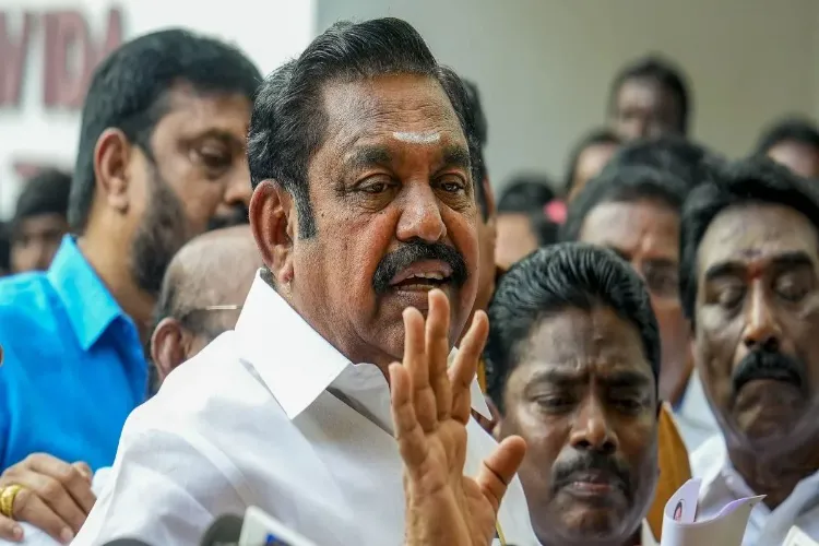 AIADMK chief Palaniswami warned party workers: Do not trust brokers for election tickets.