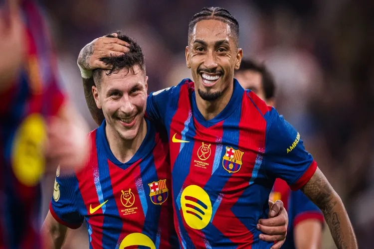 Four goals in 16 minutes, Barcelona defeated Athletic Bilbao 5-0 to reach the Spanish Super Cup final.