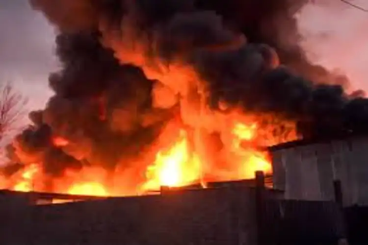 Fire breaks out at Kanchikacherla Tahsildar's office in Andhra Pradesh