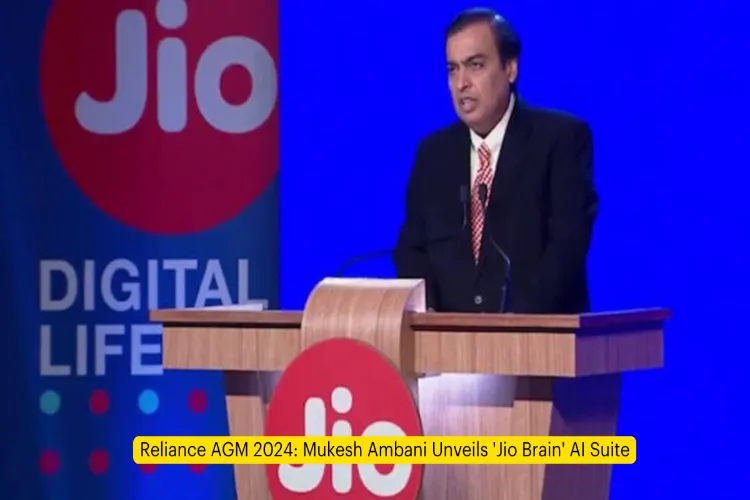 Jio will launch a 'people-first' AI platform for India and the world, Mukesh Ambani