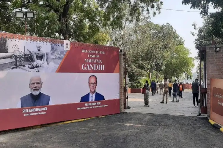 PM Modi welcomes German Chancellor Merz to Sabarmati Ashram on first official India visit