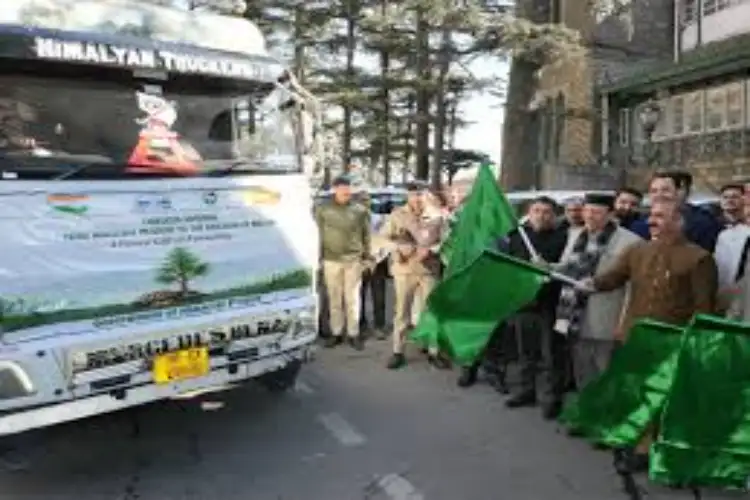 Himachal government gifts Chilgoza saplings to Bhutan; CM Sukhu flags off vehicle