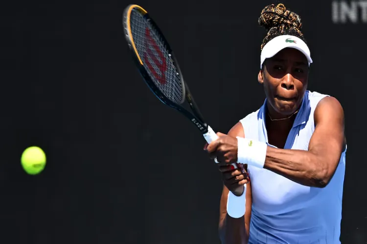 Hobart International: Venus Williams knocked out in the first round, loses to Tatjana Maria.