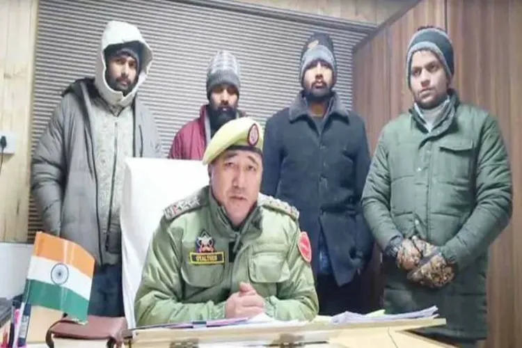 Four tourists from Uttar Pradesh who went missing in Ladakh have been safely rescued.