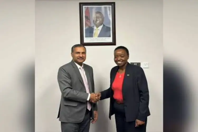 Indian High Commissioner meets Kenya's National Security Advisor; sides discuss existing strategic and security-related areas of cooperation