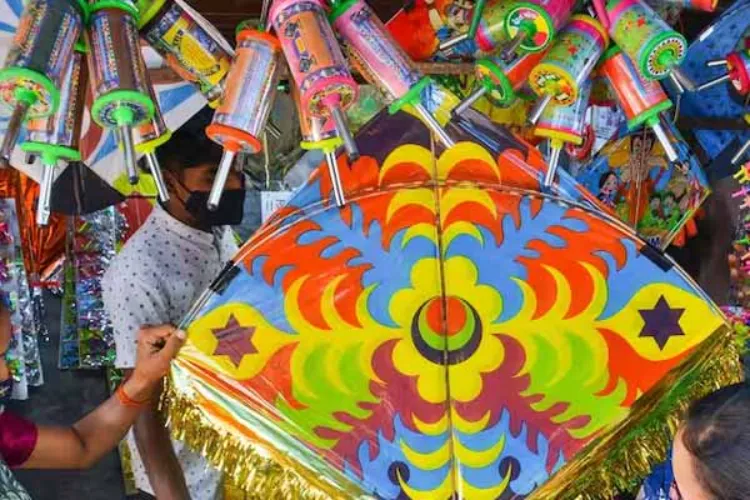 Makar Sankranti festival was celebrated with traditional fervor in Jaipur.