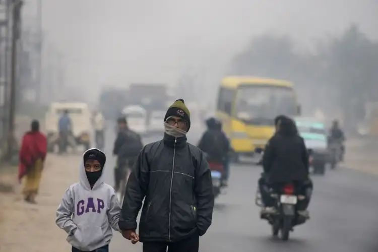 The temperature in Jharkhand's Gumla reached 0.8 degrees Celsius